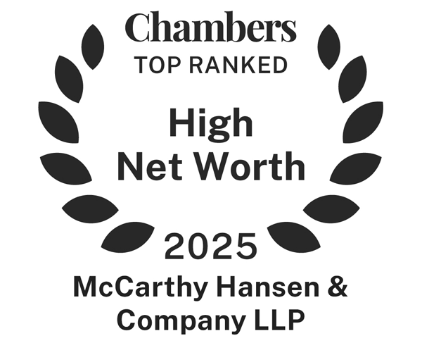 Chambers Top Ranked High Net Worth 2025 – McCarthy Handsen & Company LLP